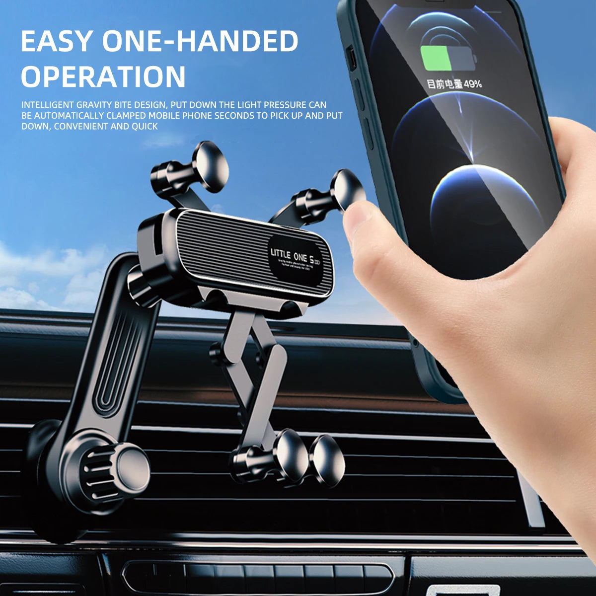 Magnetic Car Phone Holder for 4.7-7 Inch Support Mobile Phone Car Air Vent Mount Universal Shockproof GPS Clip Smartphone Stand